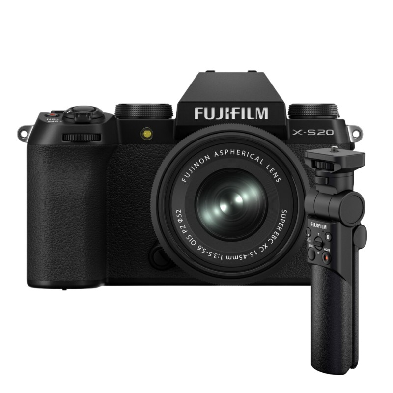 Fujifilm X-S20 with XC 15-45mm Kit Lens with TG-BT1 Grip 